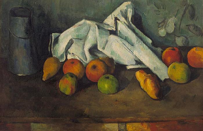 Paul Cezanne Milk Can and Apples oil painting image
